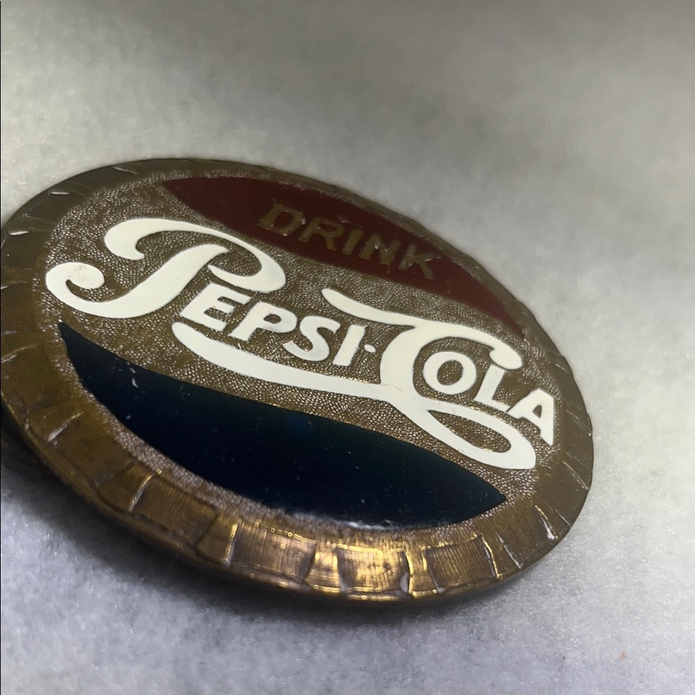 Vintage Pepsi-Cola Belt buckle Cap - Picture 2 of 6